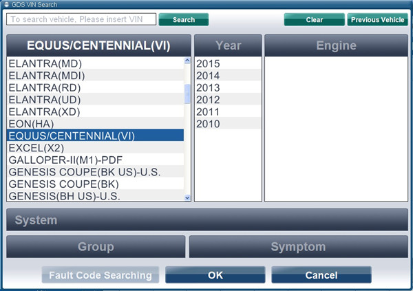 hyundai gds vci interface