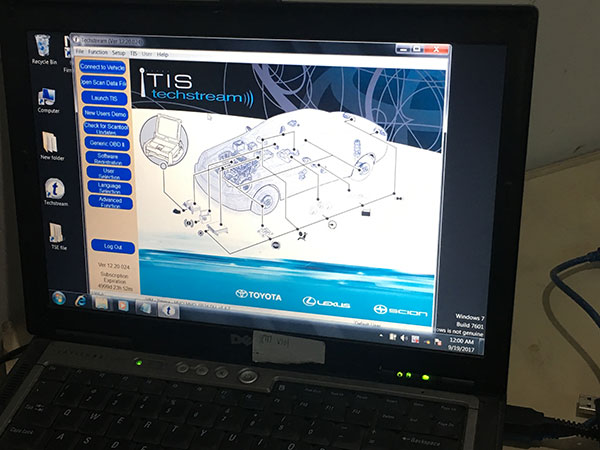 TOYOTA TIS Setup Guide