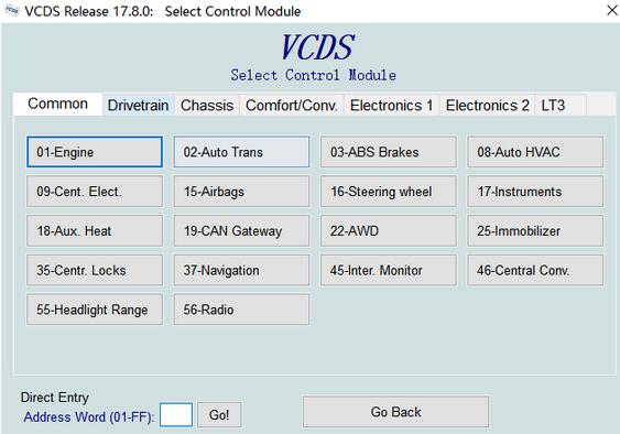 vag 17.8 cable