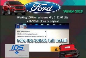 Ford IDS V108.01 For VCM II