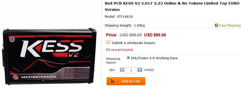 Red KESS 5.017 Promation