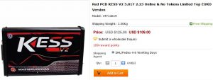 Red PCB KESS V2 5.017 EU